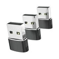 thumbnail image 4 of 3 piezas 3.1 a USB 2. Adaptador de enchufe de transferencia rápida de datos hembra a macho para Negro, 4 of 9