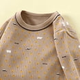 thumbnail image 4 of NIEWTR Baby and Toddler Matching Outfits Girls 2Pcs Long Sleeve Crewneck Pullover with Stretchy Waist Pants Casual Sleeping Set Breathable for 0-24 Months(A-Purple,18-24 Months), 4 of 4