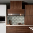 thumbnail image 6 of Mi Alma Floral Brown Green Tile Stickers - Removable Vinyl 4x4, 24 pcs, 6 of 16