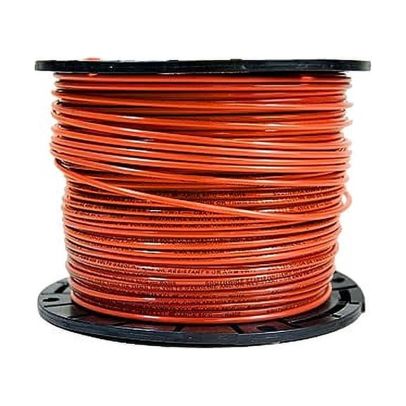 Paladin Insulated Copper THHN/THWN-2 Building Wire - 600 Volts Residential, Commercial, Industrial UL Listed - #12 Solid 500' FT Spool (Orange)