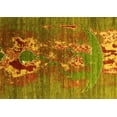 thumbnail image 1 of Ahgly Company Indoor Rectangle Oriental Yellow Industrial Area Rugs, 7' x 10', 1 of 4
