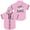 Pink, variant on Jey Uso Four Letters One Word Baseball Jersey Women Men Hooded Short Sleeve Shirt Casual Trendy T-shirt