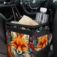 thumbnail image 6 of Fox Foldable Car Trash Can with Lid, Leak-proof Mini Garbage Bin, Hanging Storage Bag, 6 of 6