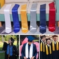 thumbnail image 4 of 1Pcs Graduation Decoration Accessories Unisex Adult Plain Graduation Stole Shawl for Academic Commencements Celebration Uniform, 4 of 4