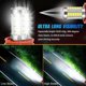 thumbnail image 2 of 4x H11 H9 H8 LED Headlight Kit High/Low Beam Fog Driving Bulbs 6500K Xenon White, 2 of 5