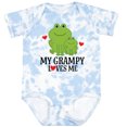 thumbnail image 3 of Inktastic My Grampy Loves Me Frog Boys Baby Bodysuit, 3 of 5