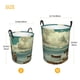 thumbnail image 3 of Balery Serene Coastal Blue Sky Cesta de ropa redonda con asas, impermeable, independiente, para ropa, juguetes, dormitorio y familia-Medium, 3 of 6