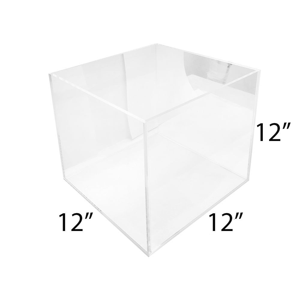 clear square bins