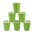 thumbnail image 2 of 40 Paper Cups (9Oz) - Plain Solid Colours Birthday Catering(Green), 2 of 8