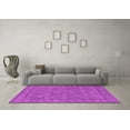 thumbnail image 3 of Ahgly Company Indoor Square Oriental Pink Industrial Area Rugs, 4' Square, 3 of 4