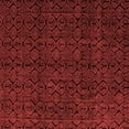 thumbnail image 1 of Ahgly Company Indoor Square Abstract Red Modern Area Rugs, 4' Square, 1 of 4