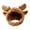 Brown, variant on Qocolcyl Christmas Dog & Cat Reindeer Antler Hat, Soft Plush Adjustable Pet Headdress Costume Accessory for Small Medium Dogs Cats, Holiday Party Photo Prop