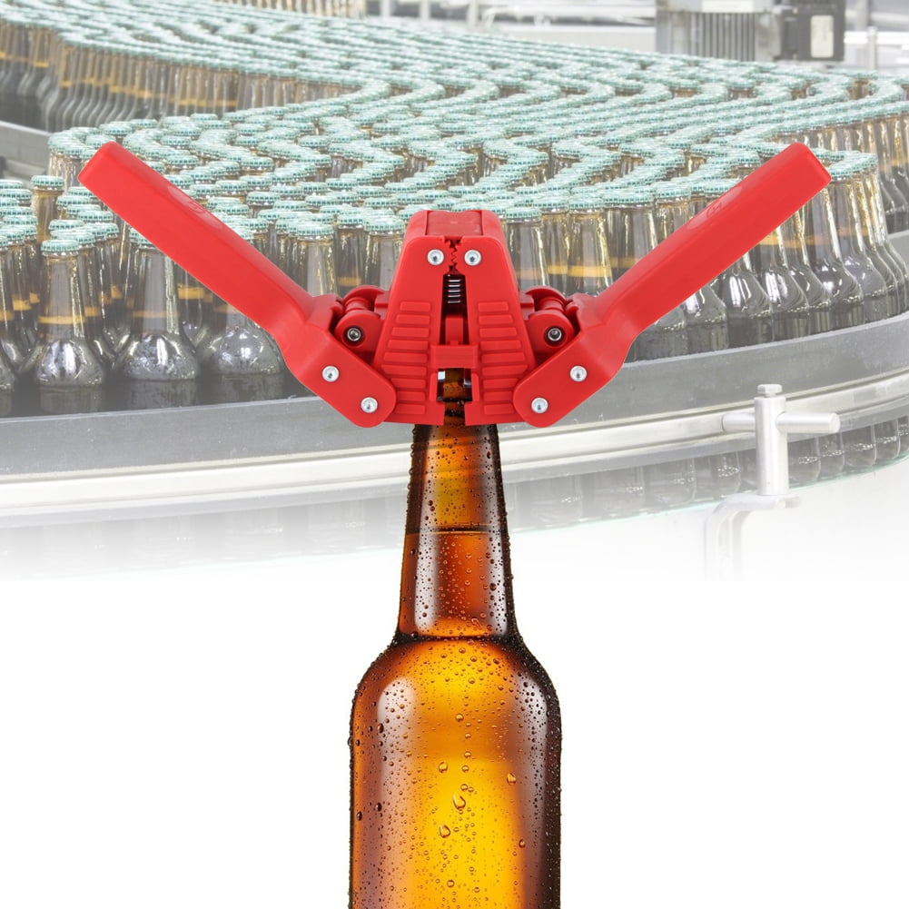 Domqga Capper,Plastic Manual Beer Bottle Capper Sealer Sealing Homebrew