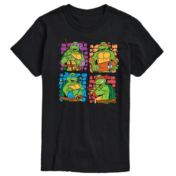 Teenage Mutant Ninja Turtles - TMNT Bricks - Men's Short Sleeve Graphic T-Shirt