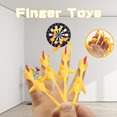 thumbnail image 1 of 20 PCS Creative Ejection Chicken Toy Light Rubber Finger Prank Flying Toy, 1 of 6