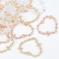 thumbnail image 4 of 24Pcs Alloy Open Back Bezel Pendants Heart Shape Resin Frame Pendants Hollow Mold Pendants Pressed Flower Frame Charms for Resin Earrings Necklace Jewelry Making, 4 of 9