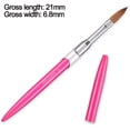 thumbnail image 2 of Nail art brush, Metal/Natural hair, 17 cm, Pink, 2 of 6