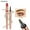 Brown, variant on Kokovifyves Eyebrow Pencil Microblading Eyebrow Pen 4 Point Brow Pen Lift Snatch Eyebrow Makeup Long Lasting Proof Natural Eyebrow Hair1ml