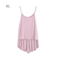 thumbnail image 1 of Conjunto de pijama de 2 piezas para mujer, chaleco sexy, pantalones cortos, ropa de dormir, ropa de dormir, rosa, XL AweSitey AP001253-08, 1 of 7