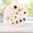 thumbnail image 4 of Juguetes Para Niño Tablero sensorial con botones LED, juguete educativo de madera, ideal para viajes de 1 a 2 años y de 2 a 4 años. Juguetes Para Bebe 1 Año, 4 of 7