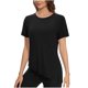 thumbnail image 1 of Camiseta de Manga Corta de las Mujeres, Camiseta de Cuello Redondo para Todas las Estaciones de Uso Diario, 1 of 7