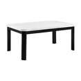thumbnail image 5 of Picket House Celine White Marble 5PC Dining Set with 4 Black Faux Leather Chairs, 5 of 20