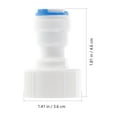 thumbnail image 2 of FENGGUIQU 5Ud Push Fit Para De Agua Con Conexión 3 Cuarto A 3 Octavos Compatible Con Tuberías, 2 of 6