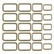 thumbnail image 2 of 20 Piezas Hebilla De Cinturón De Correa De Anillo Rectangular De Metal Para Correa De Perro Accesorios De Bricolaje Sunnimix anillo rectangular, 2 of 7
