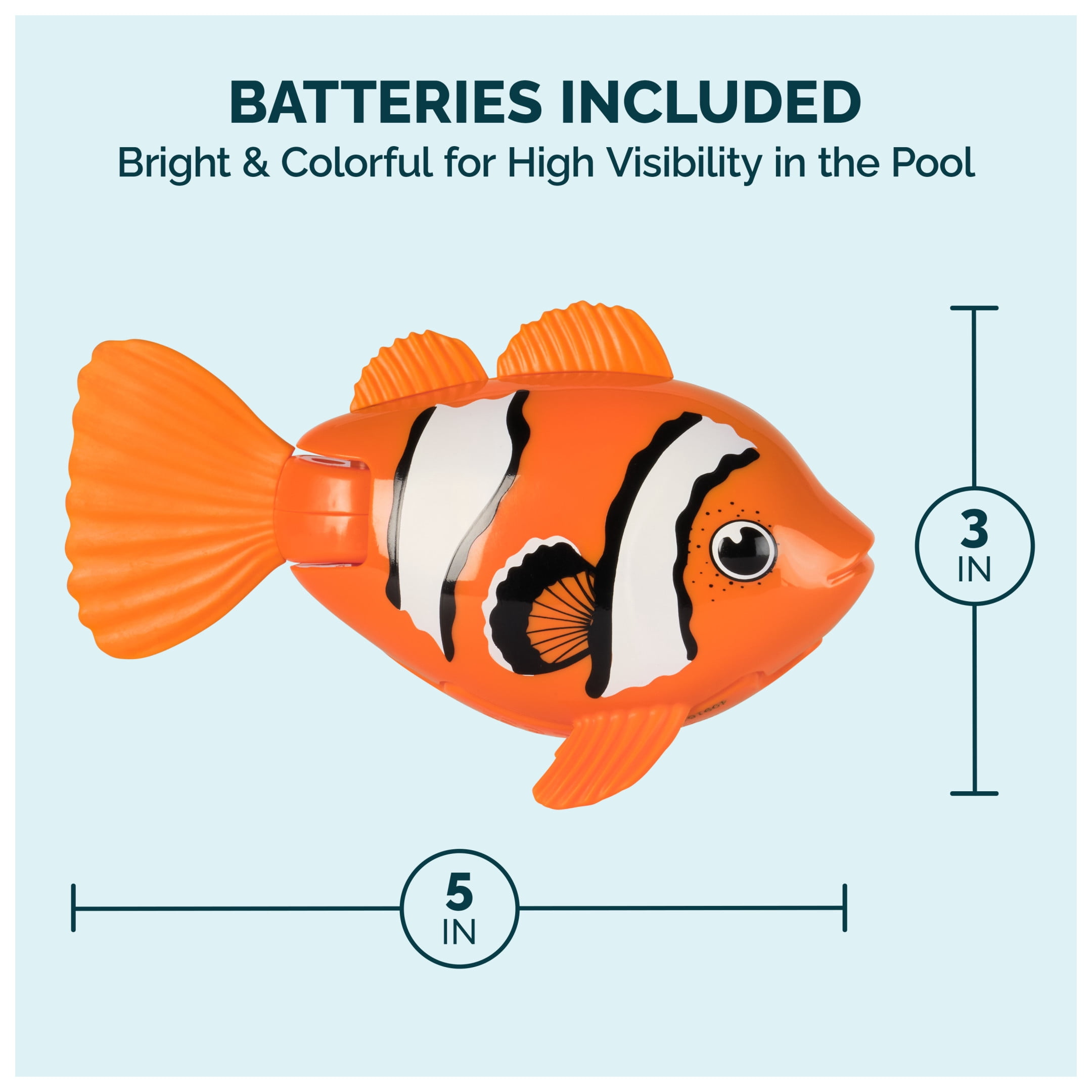 SwimWays Rainbow Reef Fish, Swim Shady (Batteries Included)
