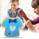thumbnail image 4 of Bolsa de punto de cruz para niños, costura, música, hechos a mano, material no tejido para manualidades, bolsa, material para bordar, 4 of 5