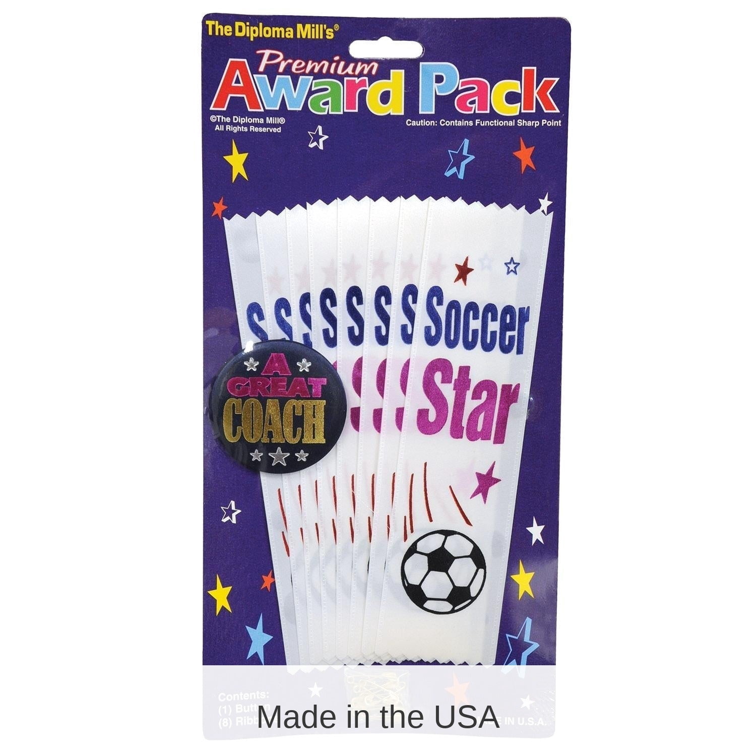 54 Piece Bulk Soccer Award Party Pack