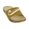 thumbnail image 2 of Nike Benassi JDI Chenille Men's Slides Muted Bronzze/Club Gold ao2805-200, 2 of 6