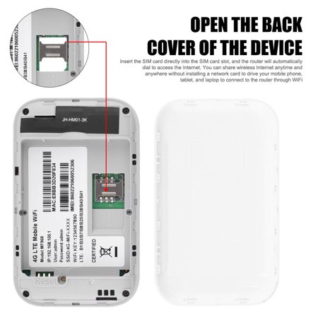 Portable Unlocked 4G LTE Wireless Wi-Fi Router Mobile Broadband Modem Hotspot