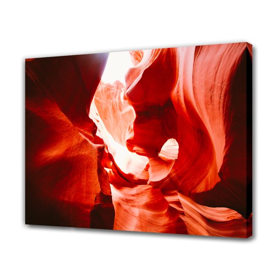 Antelope Canyon Arizona Canvas Poster Bedroom Decor Sports Landscape Office Room Decor Gift,Frame-style,24x36inch(60x90cm)