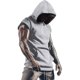 thumbnail image 1 of Hombres Verano Sin Mangas Personalidad Casual Deportes Chaleco Al Aire Libre Fitness Color Sólido Sudadera Con Capucha 2e2213, 1 of 5