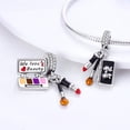 thumbnail image 3 of Charms Maleta De Viaje Colgante De Unicornio De La Suerte plata Real 925 Encantos De Ajuste Original Collar De Pulsera Diy Niño Niña Abalorios Para Joyería Regalo Fiesta Cumpleaños, 3 of 4