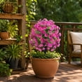 thumbnail image 2 of Ohmyroo Artificial Mum Flower Stake, 17.7 In Plastic Outdoor Floral Decor for Porch and Yard, 2 of 10