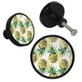 thumbnail image 2 of 4 Pcs Pineapple Knobs for Kitchen Cabinet Cupboard Dresser Bookcase Drawer Pulls Handles Round Home Decor, 2 of 5