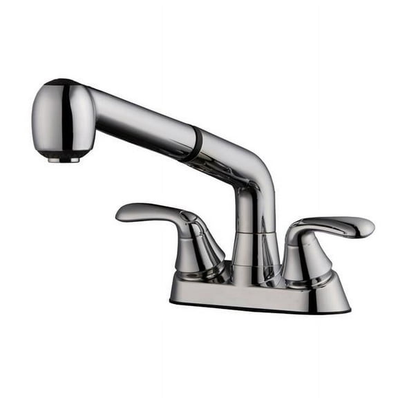 Kitchen King KI1738969 ABS Chrome Two Handle Faucet