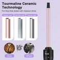 thumbnail image 2 of 2 in 1 Curling Iron Set with 1/2" & 1" Interchangeable Wands | Dual Voltage | Fast Heat Up 30s | Ceramic Coated Hair Curler for Travel, 2 of 7