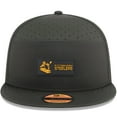 thumbnail image 2 of Men's New Era Black Pittsburgh Steelers 2025 Sideline Throwback Split Panel 9FIFTY Snapback Hat, 2 of 5
