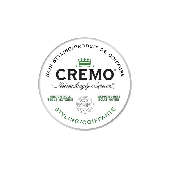Cremo Thickening Hair Styling Pomade, Medium Hold, Medium Shine