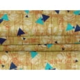 thumbnail image 4 of oneOone Velvet Lime Green Fabric Triangle & Texture Sewing Material Print Fabric By The Yard 58 Inch Wide, 4 of 5