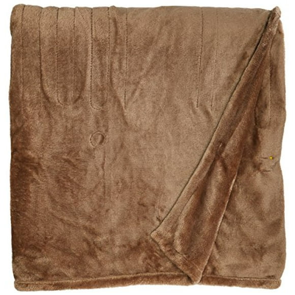 Beautyrest Plush Heated Blanket, Full, Mink