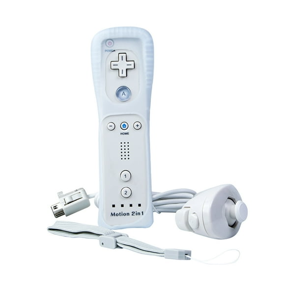 Control Compatible Wii Mote Motion Plus y Nunchuck Virtual Zone Blanco Virtual Zone Wii Remote + Nunchuck