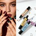 thumbnail image 3 of Non-UV Gel Nail Pen Set, 3-in-1 Quick-Dry Nail Polish Pens with Precision Tip, 6-Piece DIY Manicure and Nail Art Kit, 3 of 7