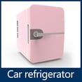 thumbnail image 1 of Mini refrigerador para automóvil de 6 litros, refrigerador pequeño, refrigerador para automóvil, refrigerador de belleza para el hogar, mini congelador., 1 of 8