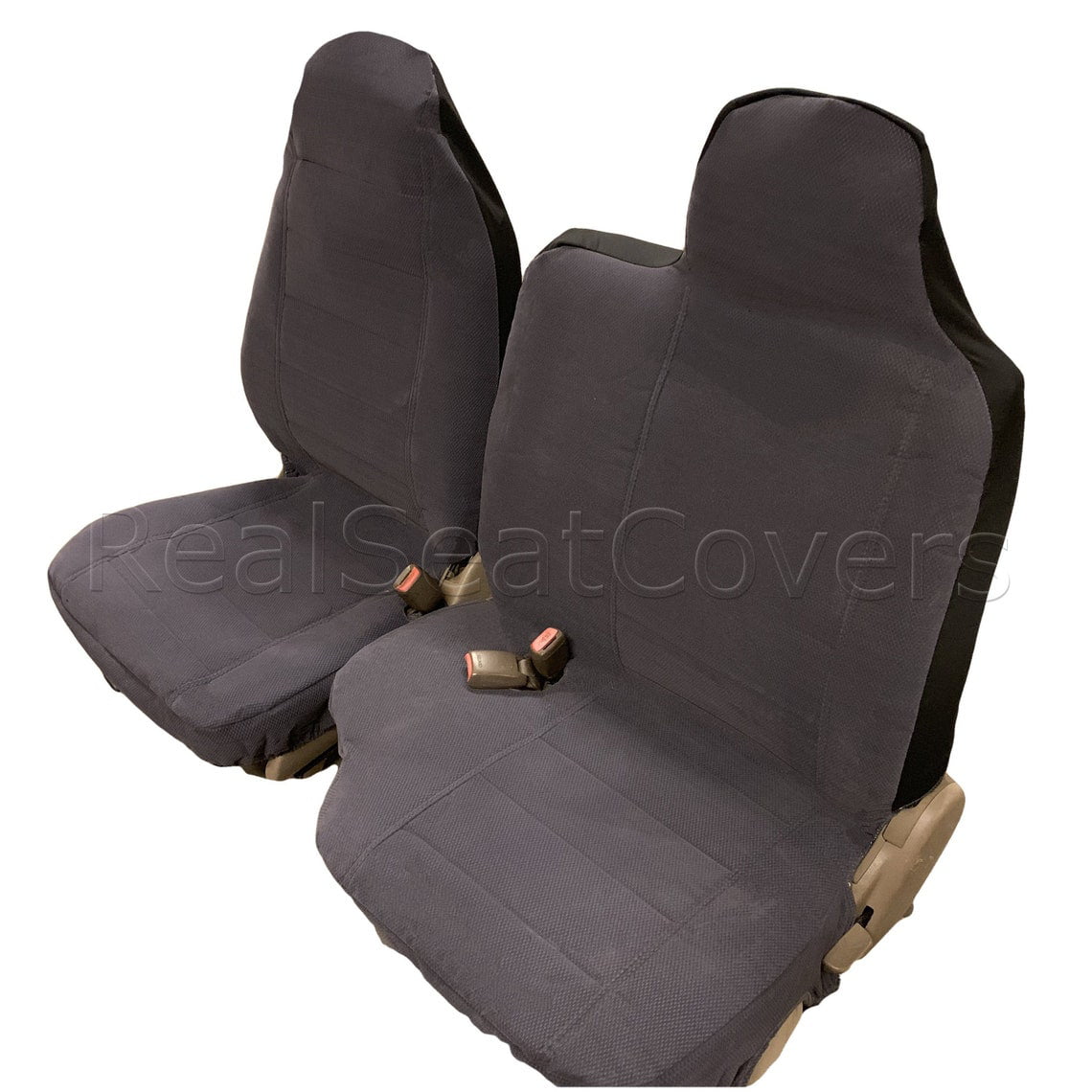 Heavy Duty Black Waterproof Car Seat Covers For Ford Ranger 2 x Fronts 1+1 