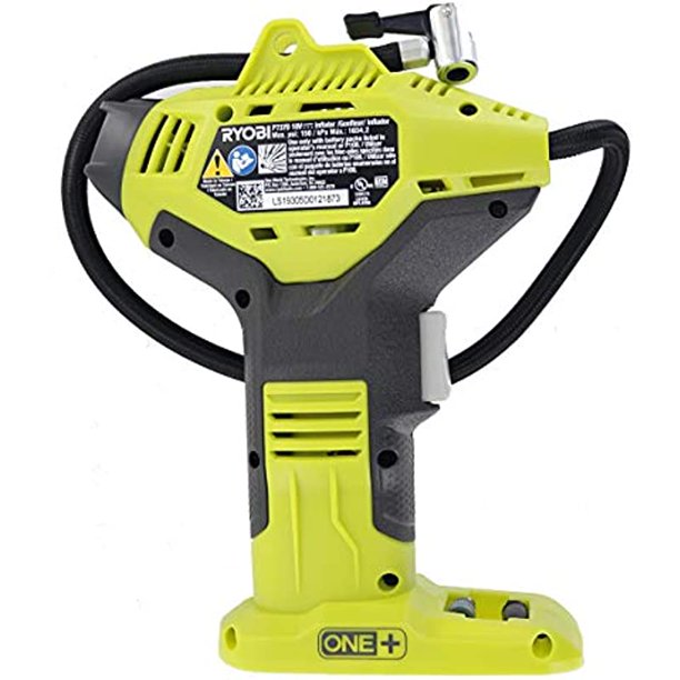 Ryobi Portable Power Inflator for Tires [NEW DIGITAL GAUGE] [18Volt