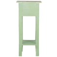thumbnail image 3 of Sunset Trading Cottage Table d'Appoint Étroite en Bois Style en Vert Bahama et Dessus Délavé, 3 of 5